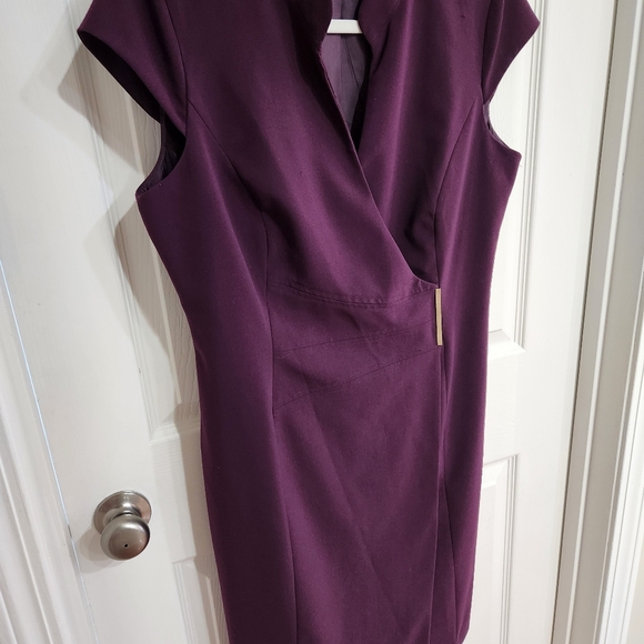 CALVIN Klein Size 10 purple dress - Picture 2 of 5